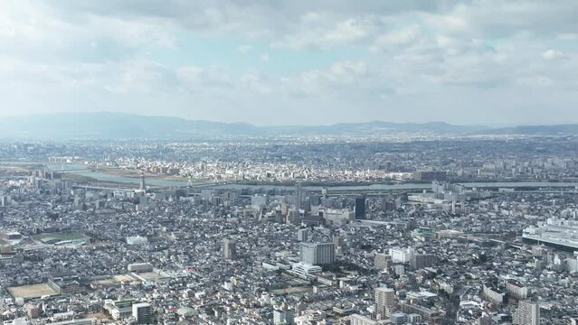 2022年12月 大阪府守口市の空撮写真