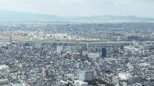 2022年12月 大阪府守口市の空撮写真