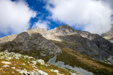 Fototapeta premium Mountain landscape in French alps