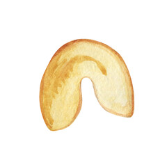 Chinese fortune cookies. Festive baking. Oriental sweets. Delicious culinary dish. Menu design.