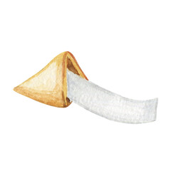 Chinese fortune cookies. Festive baking. Oriental sweets. Delicious culinary dish. Menu design.