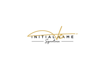 Initial IC signature logo template vector. Hand drawn Calligraphy lettering Vector illustration.