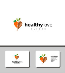 Healthy love logo