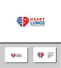 Heart and lungs logo
