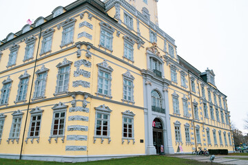 OLDENBURG, GERMANY the Old city in Oldenburg and Christmas Decoration in City in Oldenburg (Lower Saxony),  Oldenburg Hauptbahnhof