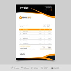 Invoice design template