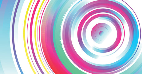 sfondo, cerchi, concentrici, futuristico