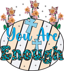 Faith & Jesus sublimation Design