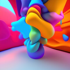 3D Abstract Bubble