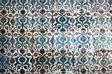 beautiful ancient colorful tiles