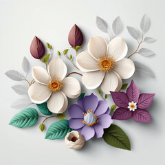 Beautiful Flowers Illustrations: Vector Designs of Happy and Joyful Nature