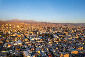 Aerial view of the city of Arequipa