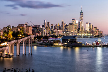 Obraz premium New York City Skyline at Night