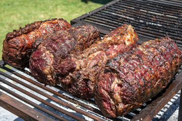 Carne grelhada na brasa, churrasco Gaucho
