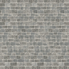 Gray Painted Brick Wall Textured Background vector Illustration
