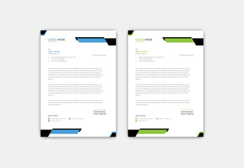 Business style letterhead template design Vector Template For Your Project in Abstract style design	