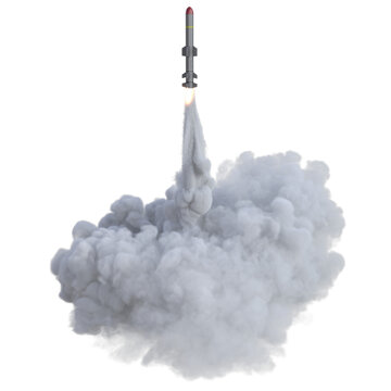 Rakete, transparenter Hintergrund, Start, Bombe, Feuer, Rauch, Feuerwerk, abheben, png, 3d, explosion, isoliert, Krieg, Verteidigung, Luftabwehr