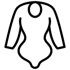 woman swimming suit icon