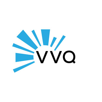 VVQ letter logo. VVQ blue image on white background and black letter. VVQ technology  Monogram logo design for entrepreneur and business. VVQ best icon.
