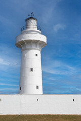Fototapeta na wymiar Eluanbi Lighthouse is located on Cape Eluanbi on southern Taiwan