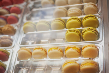 Delicious sweet pastry, cake, cookies for a festive Christmas table