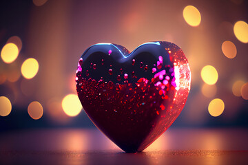 Abstract hearth illustration. Day of Valentine