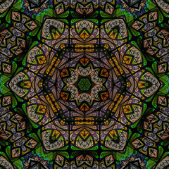 3d effect - abstract hexagonal geometric pattern 