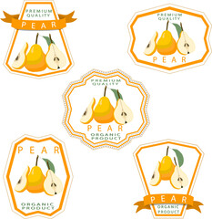 Sweet juicy tasty natural eco product pear