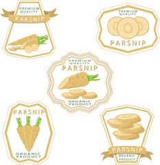 Sweet juicy tasty natural eco product parsnip