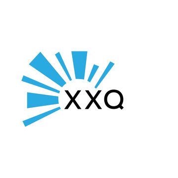 XXQ letter logo. XXQ blue image on white background and black letter. XXQ technology  Monogram logo design for entrepreneur and business. XXQ best icon.
