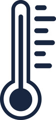 Thermometer Icon Vector &ndash; Flat Sign and Symbol Illustration