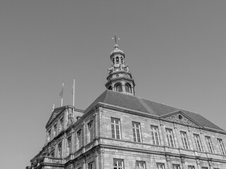 Die Stadt Maastricht an der Maas