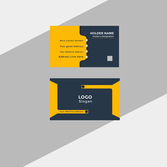 modern business card template.professional business card template. double sided business card template. creative modern name card and business card 