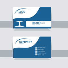 White corporate business card template, Modern business card design template, Clean professional business card template, visiting card, business card template, unique template Business cad.