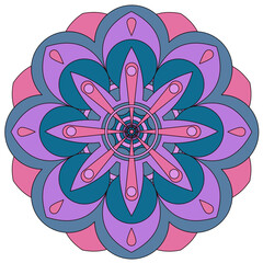 mandala, flower spiritual symbol