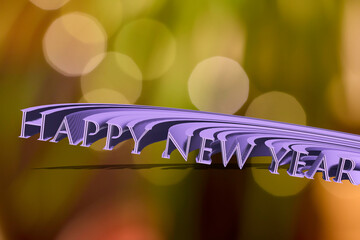Happy New Year - Futuristische Neujahrswünsche 