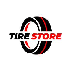 Tire Logo Design. Automotive, Car Showroom, Car Dealer Logo Design Vector