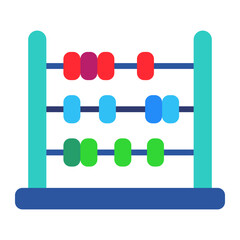 Abacus Flat Icon