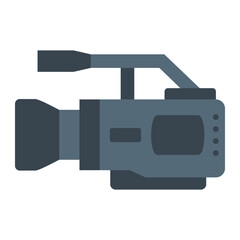 Video Camera Flat Icon