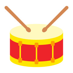 Drum Flat Icon