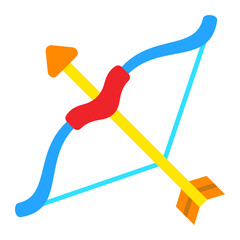 Archery Flat Icon
