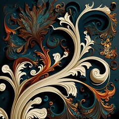 Fototapeta premium Ebru design