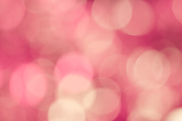 Pink bokeh background from nature
