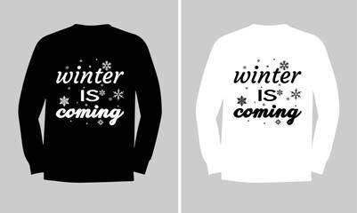 Winter T-Shirt Designs| Designs For Custom Winter T-Shirts