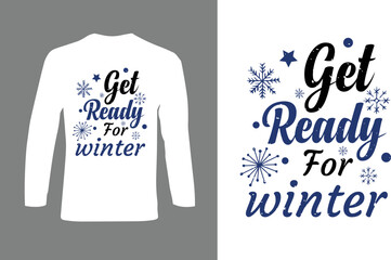 Winter T-Shirt Designs| Designs For Custom Winter T-Shirts