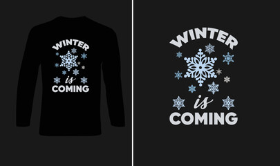 Winter T-Shirt Designs| Designs For Custom Winter T-Shirts
