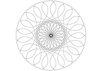 indian pattern, mandala background