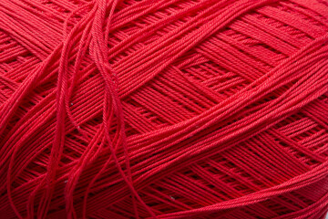 red cotton textile