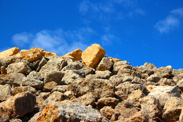 rocks and sky