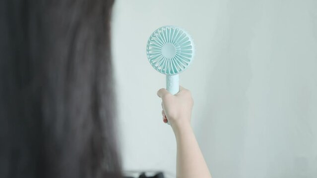 summer, fan, mini fan, heat, heat, convenient, portable